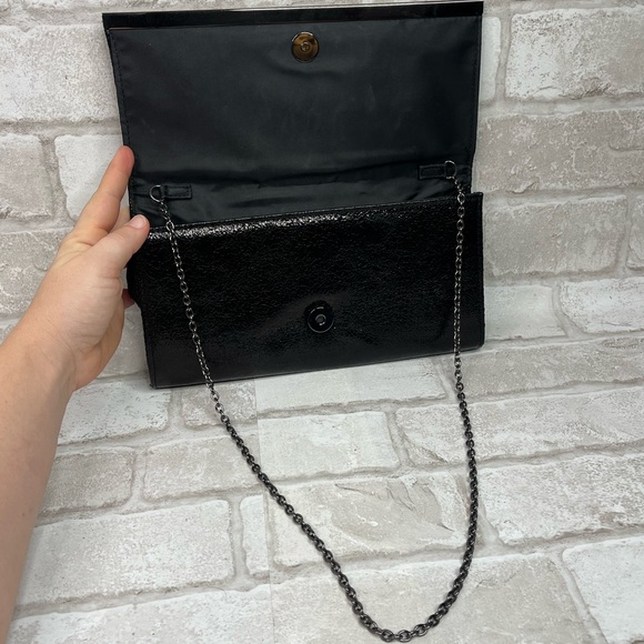 Jessica McClintock Black Evening Clutch - Picture 6 of 11